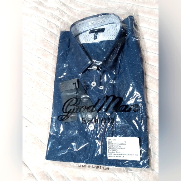 Goodman Brand, House of LR&C, Short Sleeve, Blue with Light Blue details - Picture 2 of 6